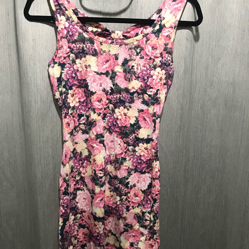 Floral mini dress